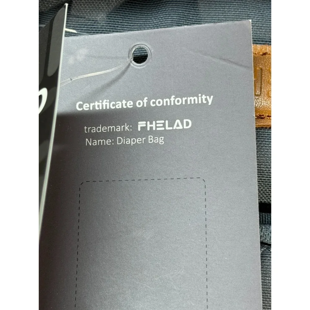 FHELAD‎ Diaper Bag Oxford Cloth Gray